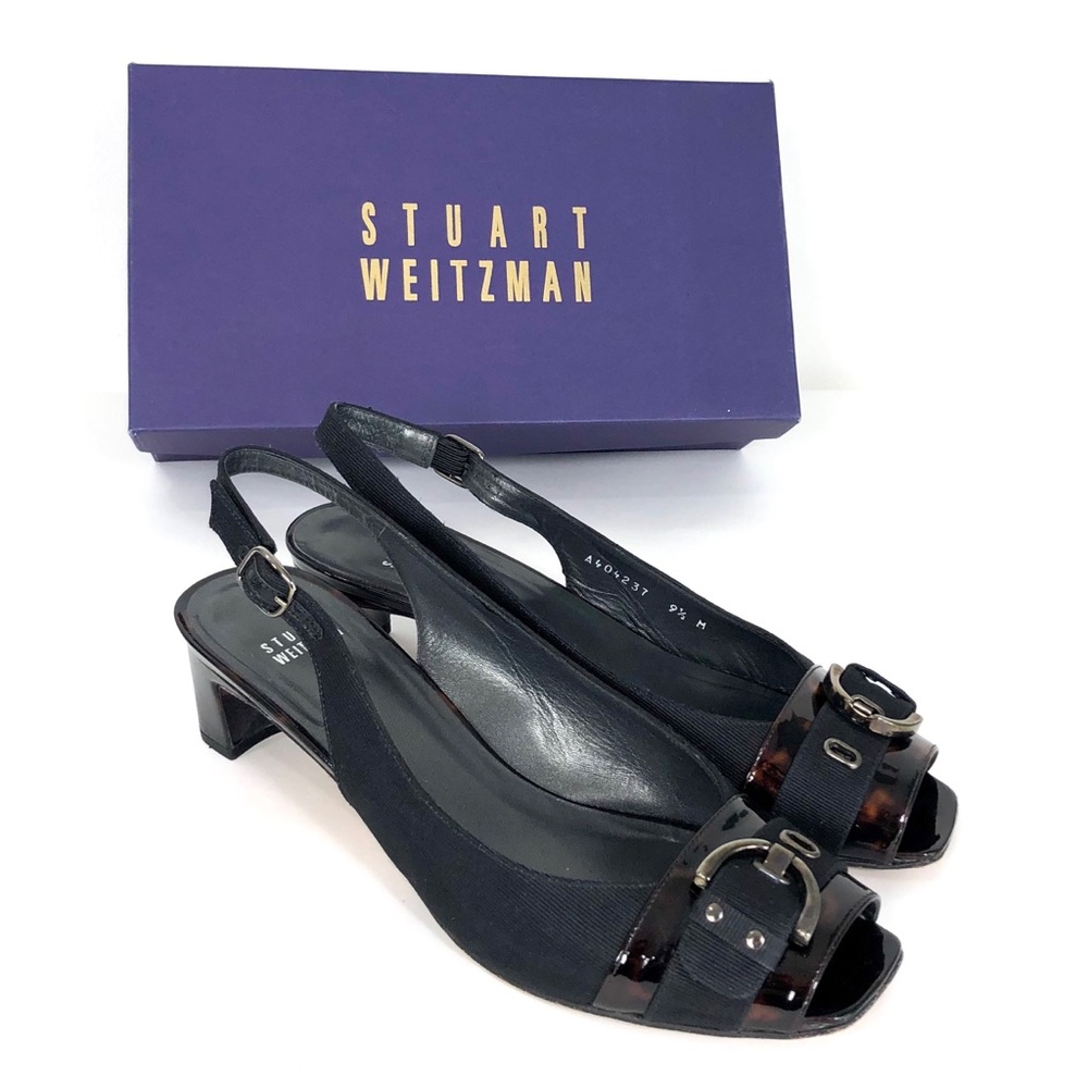 Stuart Weitzman Cavort Peep-toe Slingback